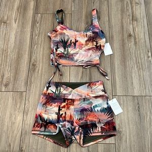 Hurley activewear or bathing suit set